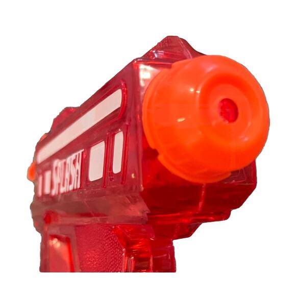 Ja-Ru Splash Power Shot Squirt Water Gun Pistol Red WORKS GREAT! Nice!! - Picture 4 of 5